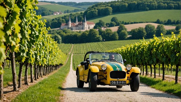 Excursions en champagne en caterham : découvrez la route des vins